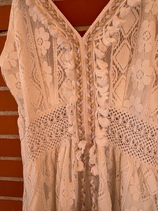 Vestido Bohemio Encaje Talla XL