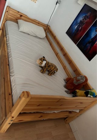 Cama nido madera natural Flexa