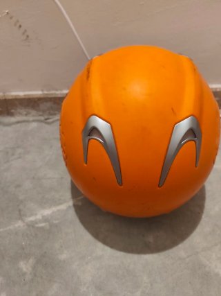 Casco Moto Integral Naranja Chupa Chups