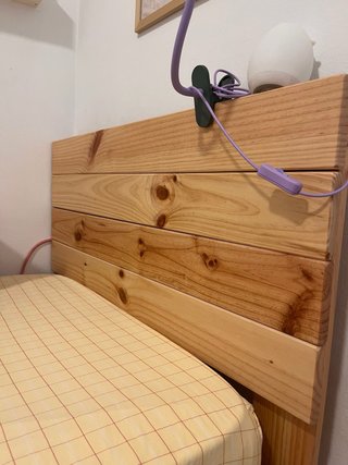 Cama individual de madera LUFE