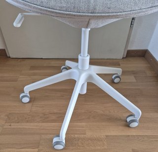 Silla de escritorio IKEA LÅNGFJÄLL beige/blanco