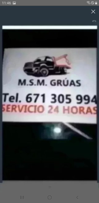 Grúas M.S.M. Servicio 24h