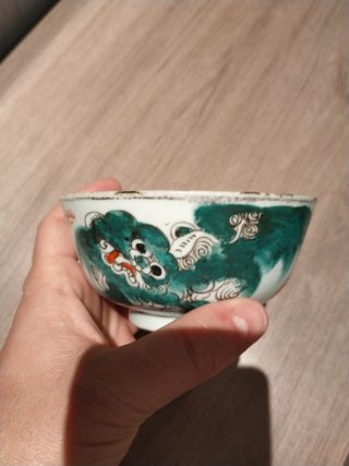 Cuenco de porcelana china estilo Qianlong