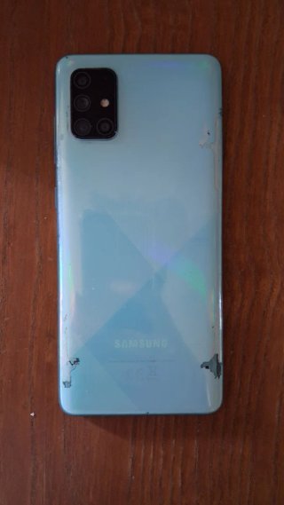 Samsung Galaxy A71 Azul + Funda