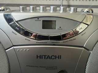 Radio CD Cassette Hitachi CX74 Vintage Retro