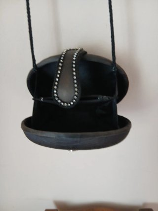 Bolso de fiesta vintage negro