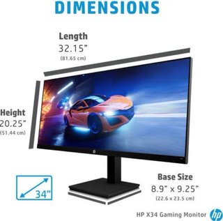 Monitor HP X34 165Hz