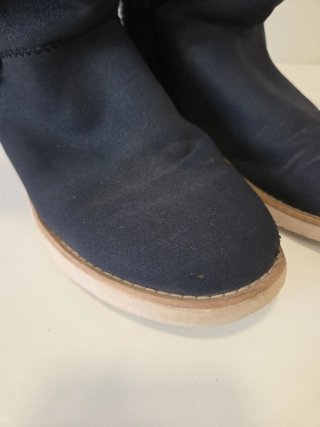 Botas zara 38 ante y pelo.