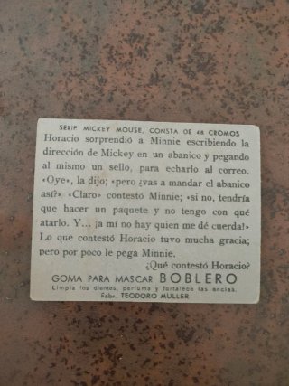 Cromos Mickey Mouse - Lote Variado