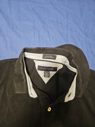 Polo Tommy Hilfiger Nero Taglia xxl usata