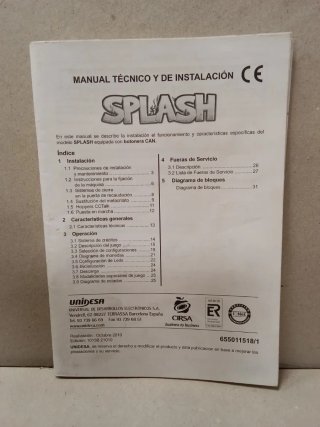 Manual Técnico y de Instalación Unidesa SPLASH