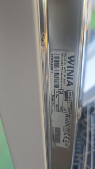 Lavavajillas Winia 14 cubiertos WVW-13A15WW