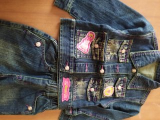 Completo nuovo giubbino e pantalone jeans 4 anni