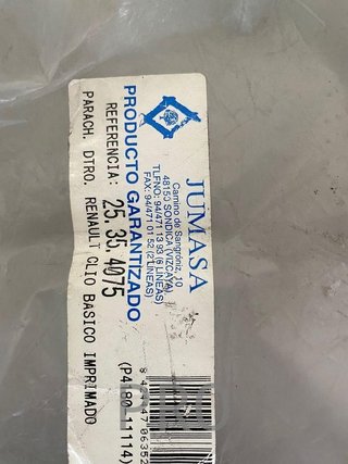 Paragolpes delantero Renault Clio 1 nuevo