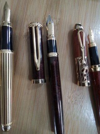 Lote 4 Penne Stilografiche Eleganti