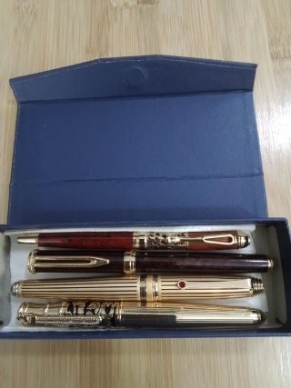 Lote 4 Penne Stilografiche Eleganti