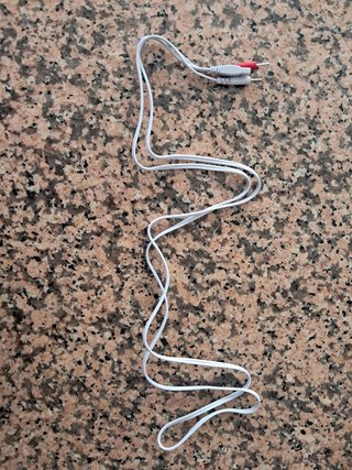 Cabo TENS / EMS Fichas Pin Branco