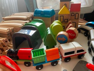 Tren de madera Ikea