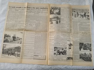 Periódico Mundo Obrero nº 195 - año 1936