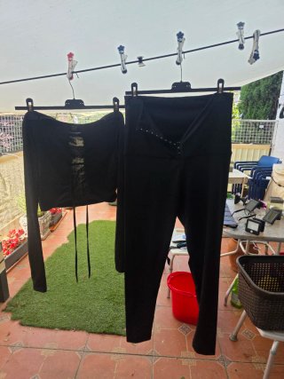 Conjunto Shein Pantalón Ancho Nuevo