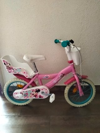 Bicicleta infantil Minnie rosa