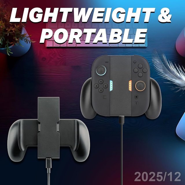 NITHO Grip Carga Mando Switch 2 Gamepad Cable 3m