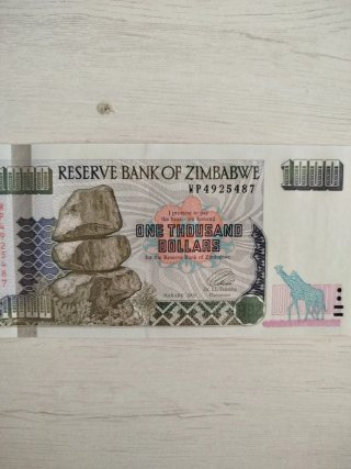 Billete 100Zimbabwe