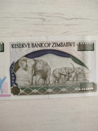 Billete 100Zimbabwe