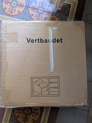 Caja librería infantil con ruedas