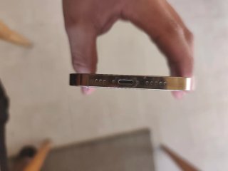 iPhone 12 Pro Oro con Schermo Posteriore Danneggiato