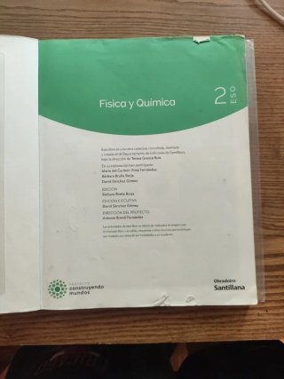 Física y Química, 2 ESO, Proyecto Construyendo ...