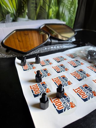 Par Espejos Moto Giratorios Ajustables