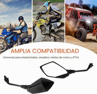 Par Espejos Moto Giratorios Ajustables