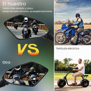 Par Espejos Moto Giratorios Ajustables