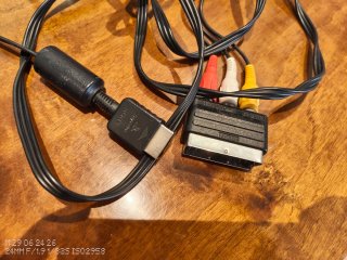 Playstation 2 Slim Negra + Mando y Cables