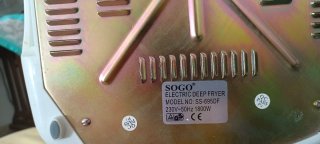 Freidora SOGO DEEPFRYER 1000