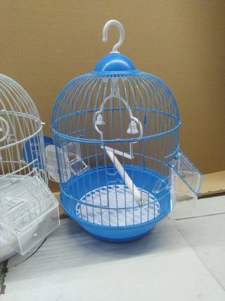 Jaula circular pequeña para pájaros