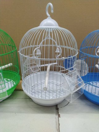Jaula circular pequeña para pájaros