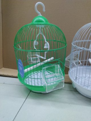 Jaula circular pequeña para pájaros