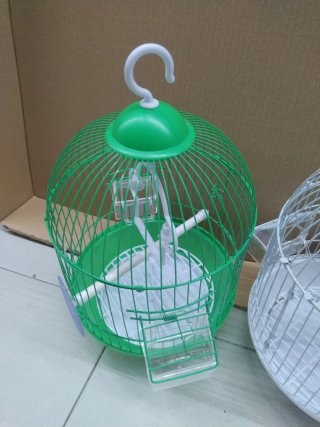 Jaula circular pequeña para pájaros