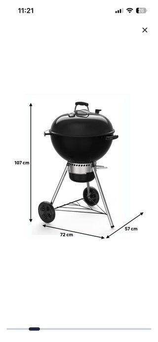 Barbacoa Weber Master-Touch E5750 GBS Negra