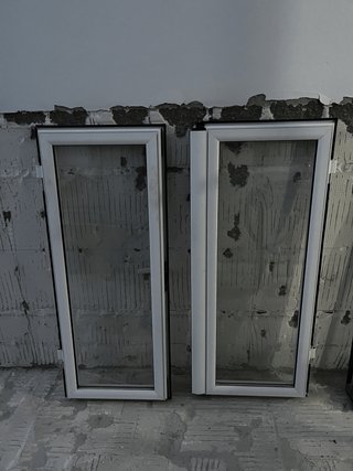 Ventanas de aluminio blancas