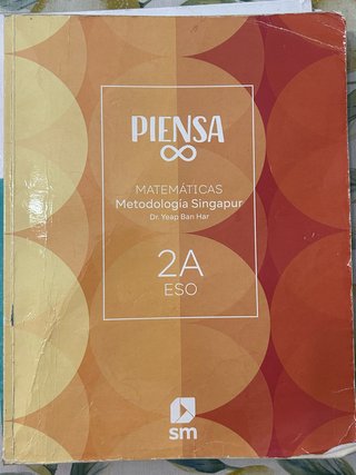 Libro matemáticas 2 ESO Metodología Singapur