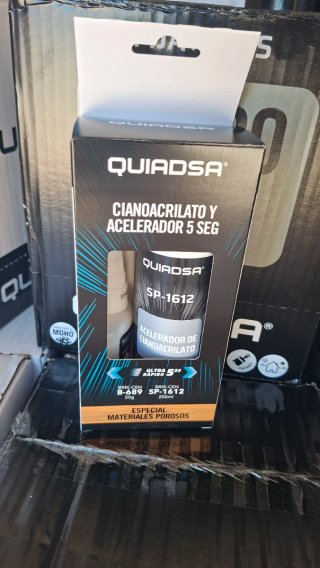 Cianocrilato y Acelerador Quiadsa SP-1612