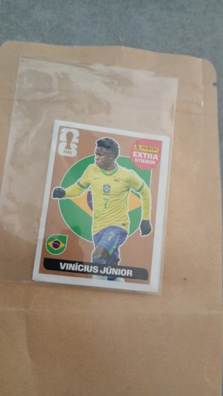 Carta Extra Vinicius Jr. Bronce Panini FIFA