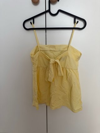 Top amarillo tirantes Talla XS