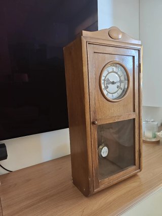 Reloj de Pared Antiguo Madera Vintage