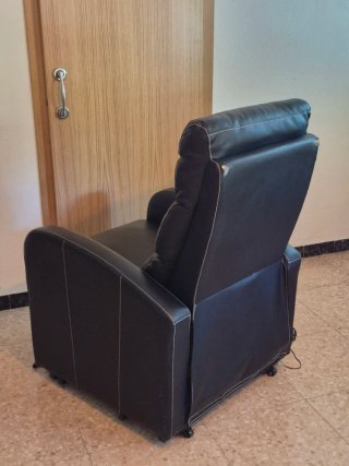 Sillón eléctrico elevador masaje y calor