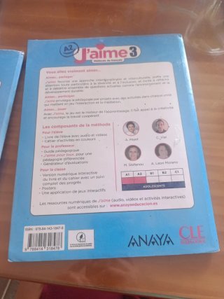 Libro de francés de tercero de la ESO