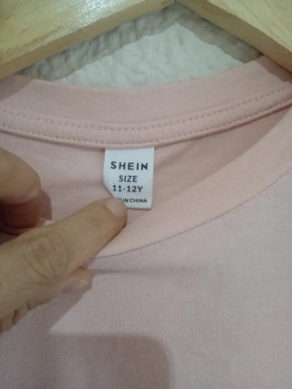 Camiseta rosa manga larga. 11-12 años